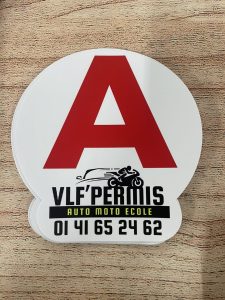 Sticker Disque A Para Joven Conductor | Autocolante Para Coche Y Moto | Vinilo De Señalización